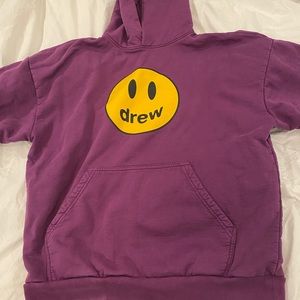 PURPLE DREW HOUSE HOODIE MEDIUM